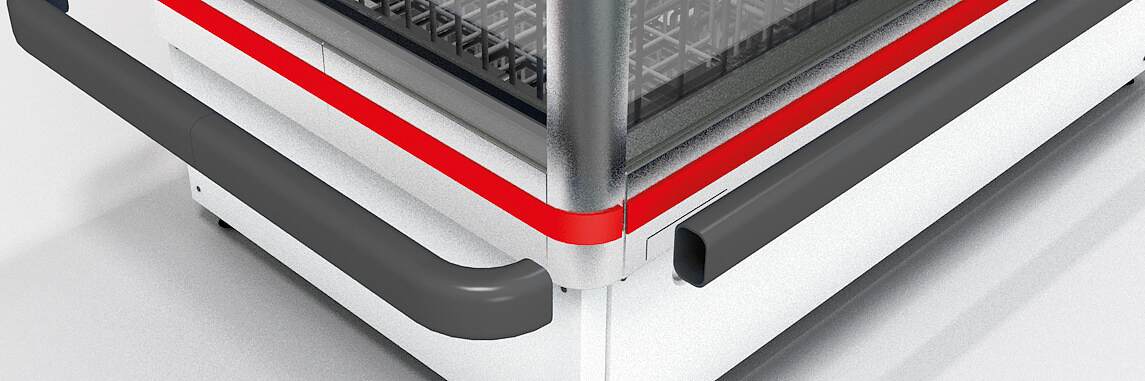 使用膠帶將保險杠固定至電器金屬殼上。