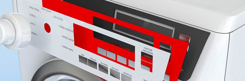 使用雙面膠帶，將顯示屏固定到設備。