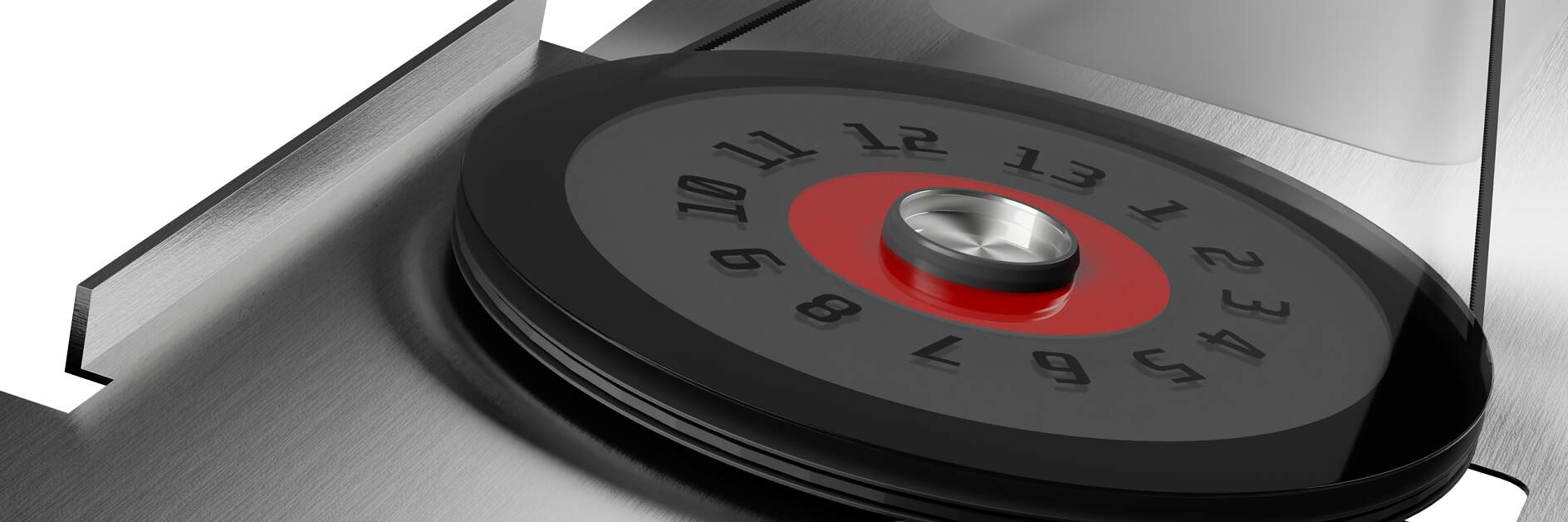 使用模切片，將飛輪盤(pán)固定至塑料基板。