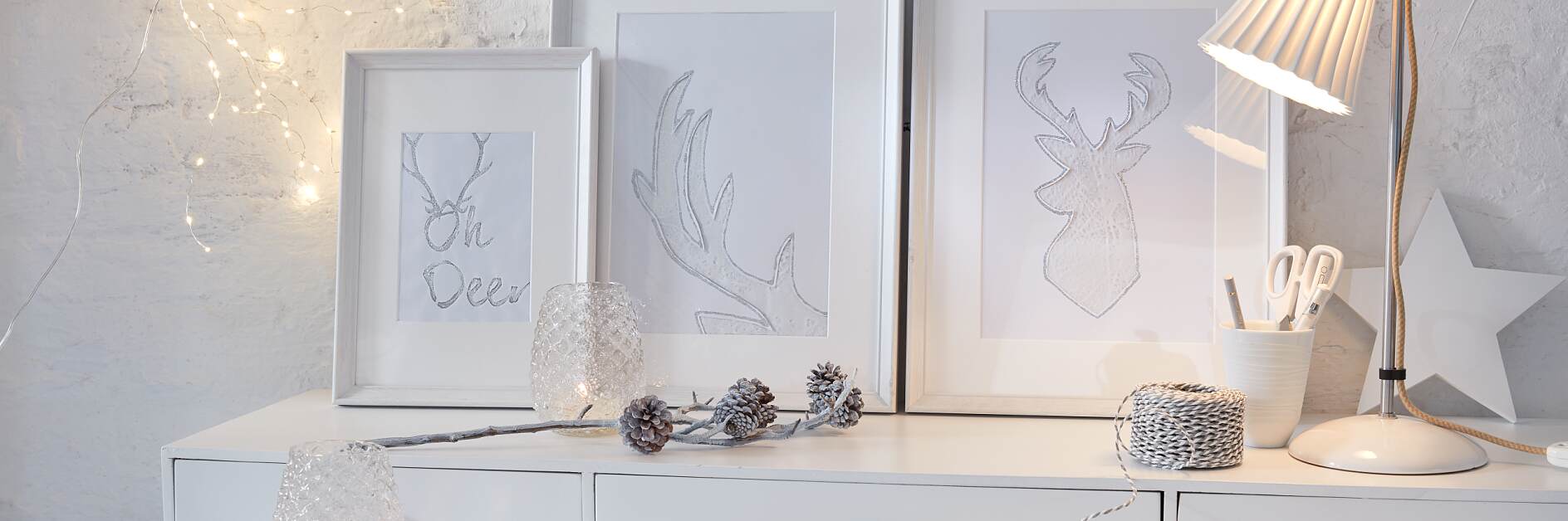 創作屬于您自己的閃光馴鹿圖吧！