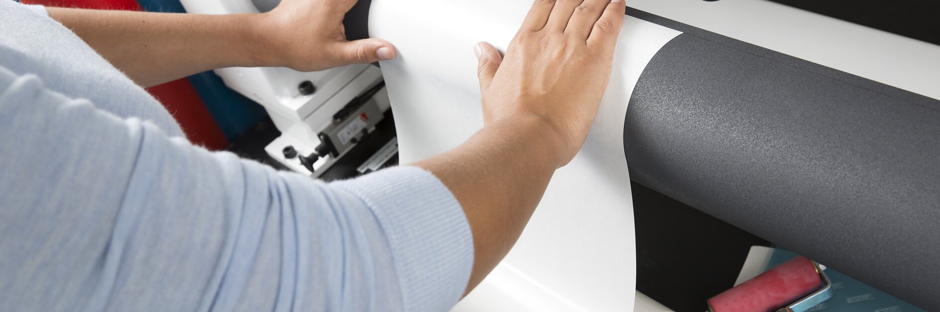 固定膠帶至壓縮套筒 - tesaprint?