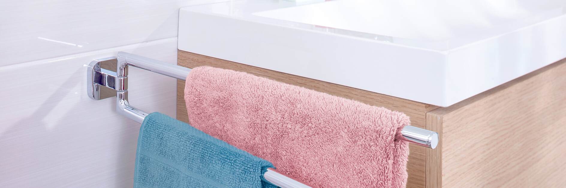 可將您的毛巾放置在您觸手可及的地方，并提供毛巾使用后晾干的空間。